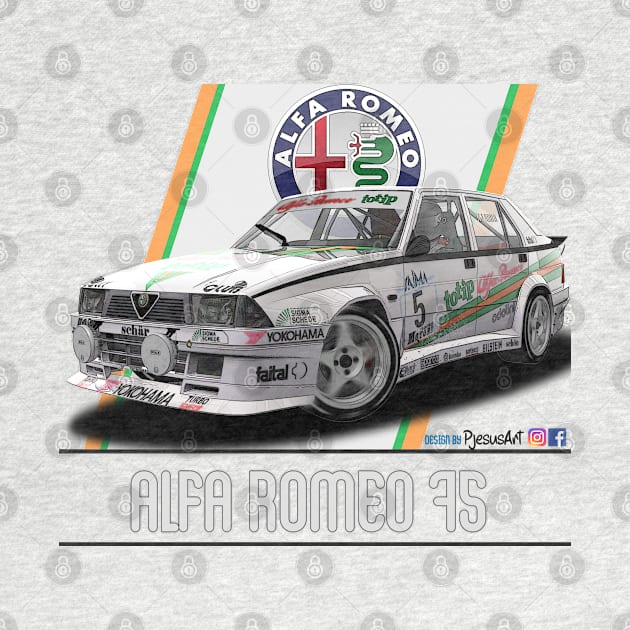 Alfa Romeo 75 five by PjesusArt